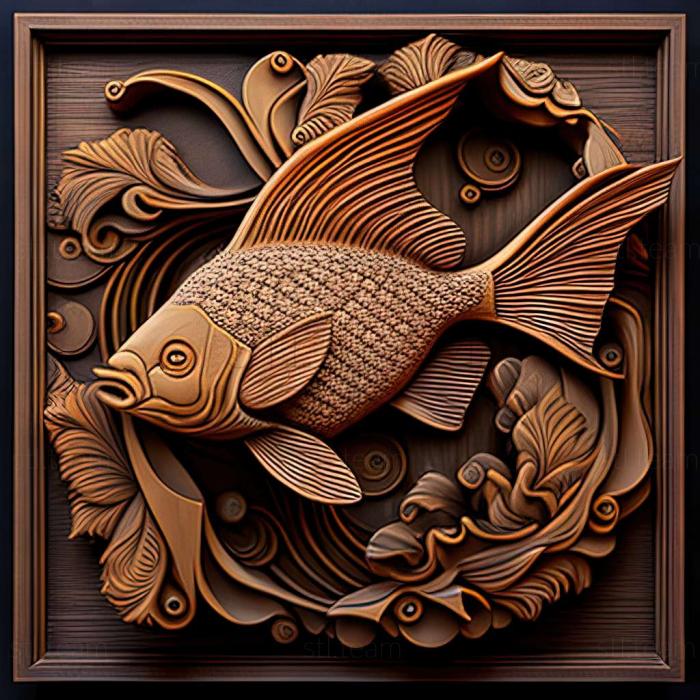 3D model Wakin fish (STL)